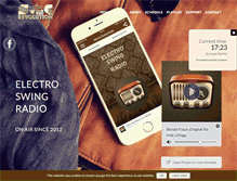 Tablet Screenshot of electroswing-radio.com